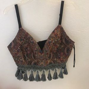 Boho crop top